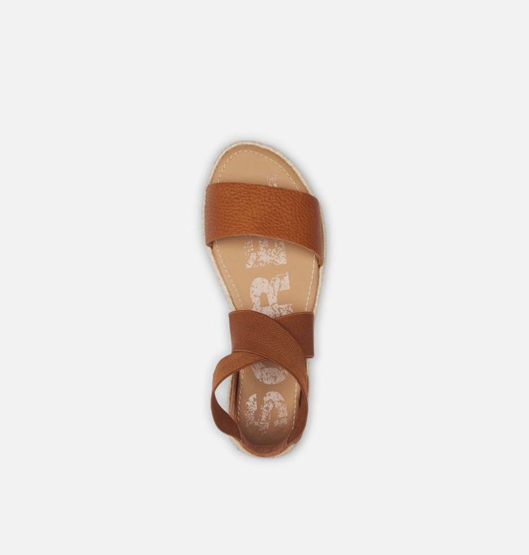 Sorel Ella™ Jute Flat - Womens Sandals Brown - 642107DEM